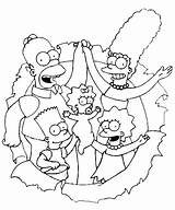 Simpsons Coloring Pages Colouring Printable Family Para Kids Colorear Dibujos Mash Cartoon Print Sheets Simpson Color Party Los Getcolorings Characters sketch template
