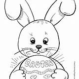Pascua Conejos Egg Huevos Pintar sketch template