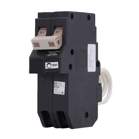 chgft eaton cutler hammer  amp  pole  volt ground fault plu simply breakers