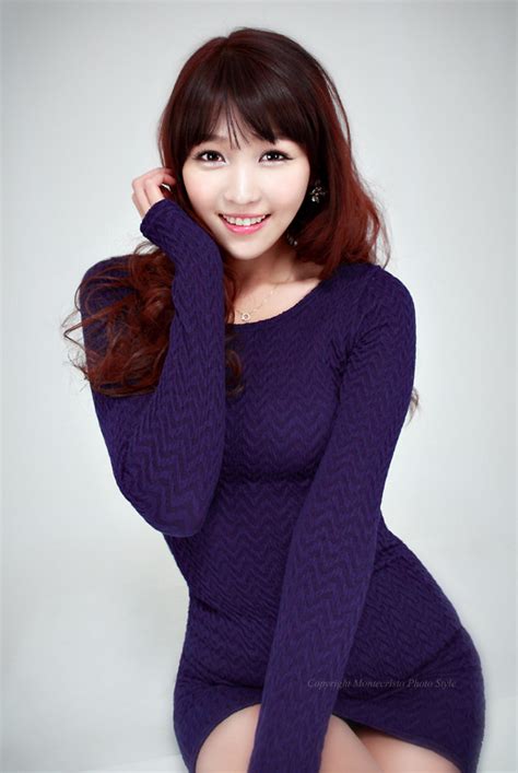 Sexy In Blue Mini Dress Lee Eun Hye Part 2