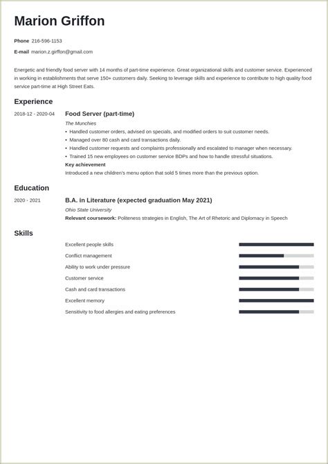 basic resume examples  part time jobs resume  gallery