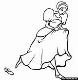 Coloring Pages Cinderella Prince Princess Girls Popular Most Thecolor sketch template