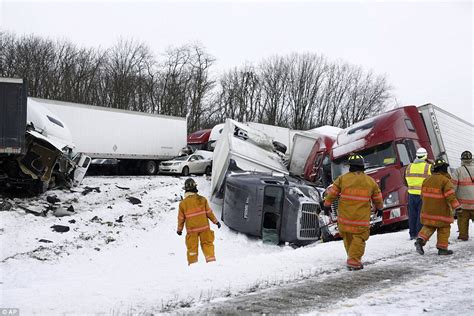 pennsylvania highway crash leaves  dead  fifty car pile