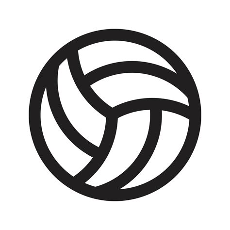 volly ball icon vector   web  logo icon symbol