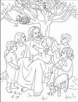 Pages Coloring Jesus Miracles Getcolorings sketch template