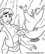 Aladdin Coloring Disney Lamp Pages Magic Found Drawing Printable Book Princess Jasmine Cartoon Color Colors Drawings Getdrawings sketch template