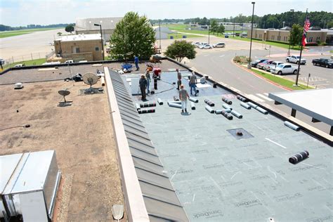 commercial flat roof installation jm roofing  construction