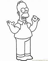 Homer Simpson Coloring Pages Simpsons Kids Colouring Coloriage Bread Eat Printable Print Colorier Comments Imprimer Dessin Library Getdrawings Clip Popular sketch template