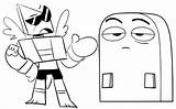Coloring Brock Hawkodile Unikitty Pages sketch template