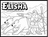 Coloring Bible Elisha Pages Heroes Kids Elijah School Kings Sunday Ii Behance Color Crafts Drawing Stories Colouring Story Printable Ot sketch template