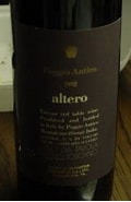 Image result for Poggio Antico Altero Vino da Tavola. Size: 120 x 181. Source: www.cellartracker.com