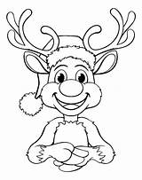 Rentier Rudolph Malvorlagen Ausmalbilder Reindeer Weihnachten Nosed Wonder Malvorlage Kinder Erwachsene sketch template