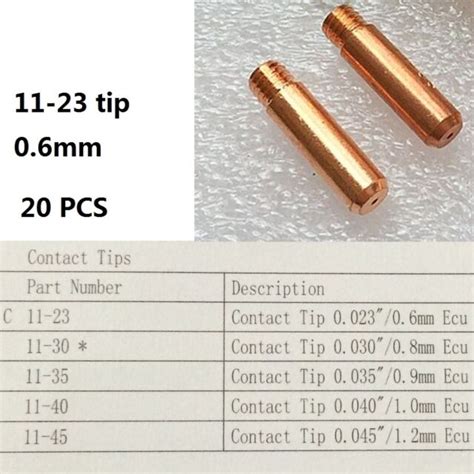 contact tips   replacement tweco mini magnum  mig welding gun ebay