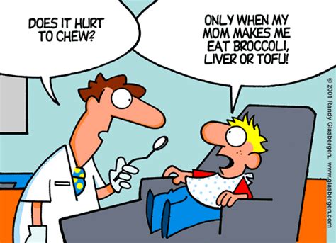 dental exam cartoon randy glasbergen humor dental dental jobs