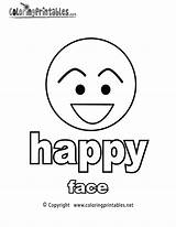 Coloring Happy Face Adjectives Pages Printable English Kids Smiley Faces Feelings Coloringprintables Adjective Color Books Emotion Feeling Crafts Learn Activities sketch template