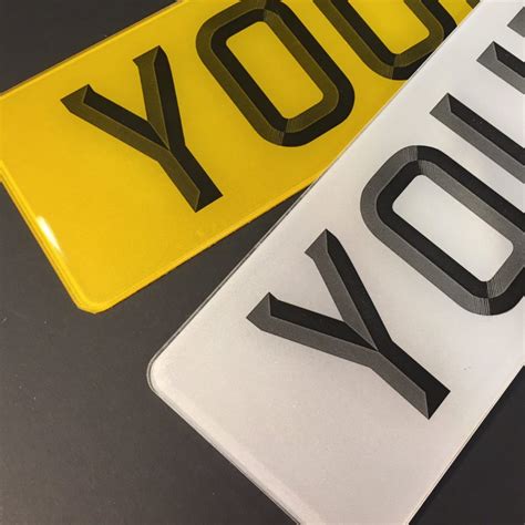 blackgrey print number plates road legal number plates