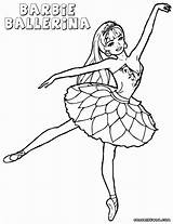 Coloring Ballerina Pages Ballet Printable Princess Disney Dancing Angelina Cat Choose Board Barbie sketch template