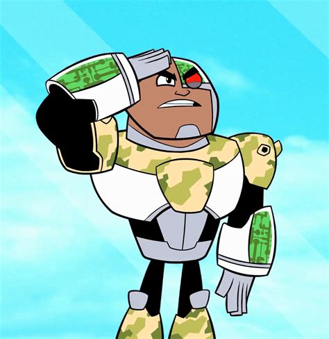 Image Green Cyborg Profile Png Teen Titans Go Wiki Fandom