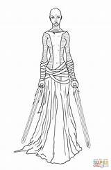 Coloring Pages Wars Star Ventress Clone Asajj Dooku Count Printable Darth Printables Sabine Wren Vader Da Jedi Drawings Template Sheets sketch template