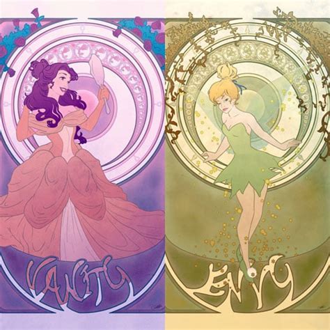 Disney Princesses As Seven Deadly Sins Art Popsugar Love