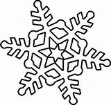 Snowflake Snowflakes Clipartmag Wecoloringpage sketch template