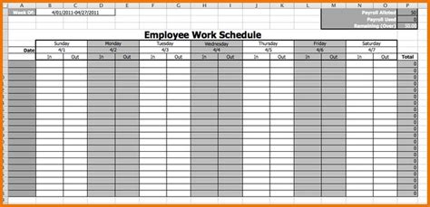 blank monthly work schedule template  templates  templates  monthly