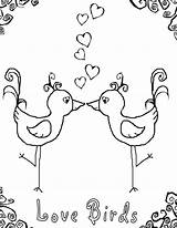 Coloring Pages Birds Sheets Lovebird Quotes Disney Dog Getcolorings Color Getdrawings Quotesgram Popular sketch template