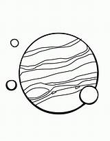 Coloring Uranus sketch template