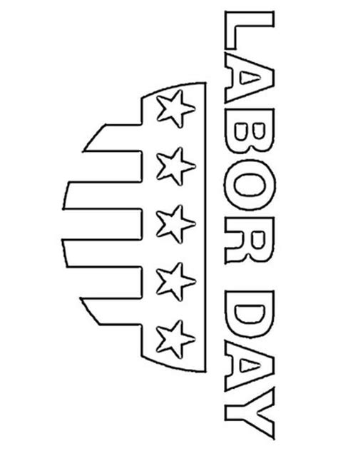 labor day coloring pages