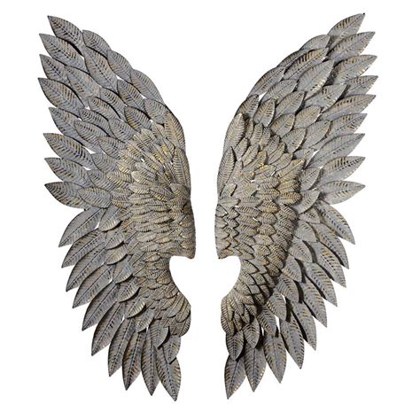 greywash angel wings set 2 114010 set