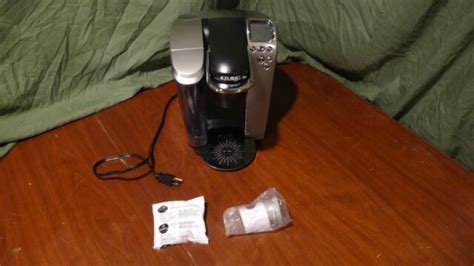 Keurig K70 Silver Platinum Single Cup With K Cup Water Tank Filter And