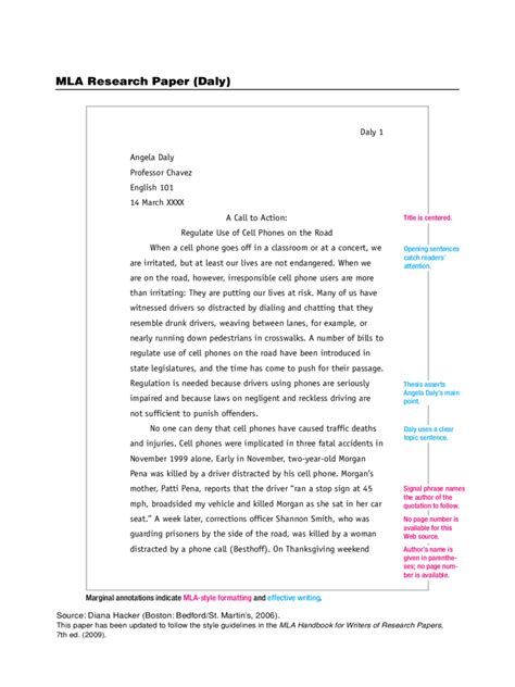 thesis template fillable printable  forms handypdf