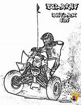Polaris Sheet Atv Wheeler Motocross Outlaw Rzr Utv Snowmobile Quads Yescoloring sketch template