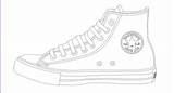 Converse Shoe Abetterhowellnj sketch template