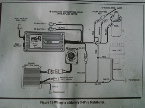 mallory comp  distributor wiring diagram