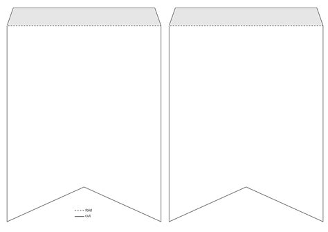 pennant banner template