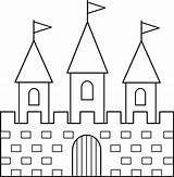Castle Clip Clipart Coloring Line Drawing Kingdom Castles Draw Pages Outline Easy Drawings Colorable Library Buildings Architecture Printable Magnificent Clipartix sketch template