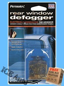 permatex  electrically conductive rear window defogger tab adhesive repair ebay