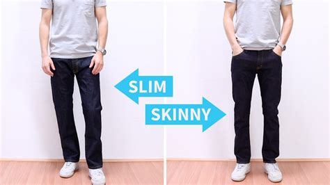 difference  straight fit  slim fit fitnessretro