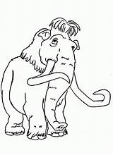 Ice Age Coloring Pages Mammoth Colouring Era Do Gelo Printable Clipart Elephant Mamoth Desenhos Library Cute Sheets Clip Animal Read sketch template