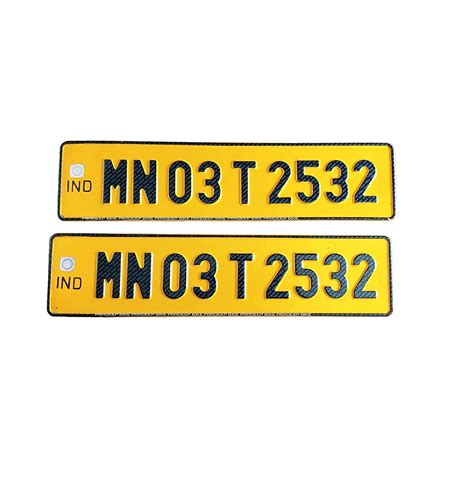 types  number plates  india  meaning usages