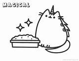 Pusheen Coloring Pages Cat Printable Unicorn Cute Magic Magical Colouring Kids Birthday Color Print Xcolorings Easy Getcolorings 1000px 780px 49k sketch template