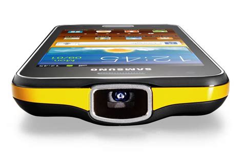 samsung introduces galaxy beam  android smartphone  built  projector  verge