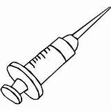 Injection Syringe Aletleri Doktor Nurse Enfermagem sketch template