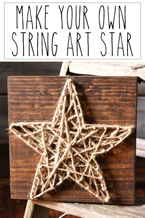 diy string art star