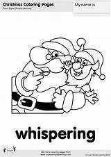 Whispering Coloring sketch template