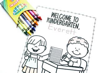 day  kindergarten editable coloring page  teacher tales