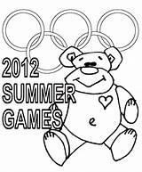 Coloring Pages Summer Olympic Medal Olympics Print Games Getcolorings sketch template