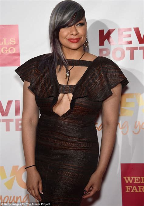 the view s raven symoné and rosie perez display cleavage at ny event daily mail online