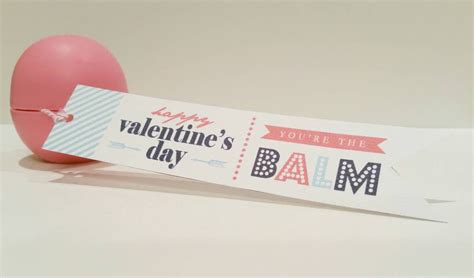 happy valentines day youre  balm printable
